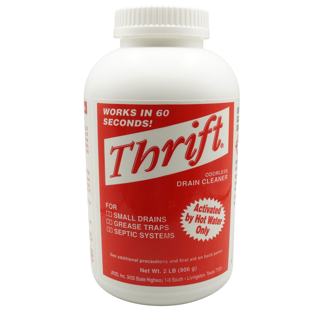 Drain Cleaner Thrift T-200 Odorless - Hot Water Activated

