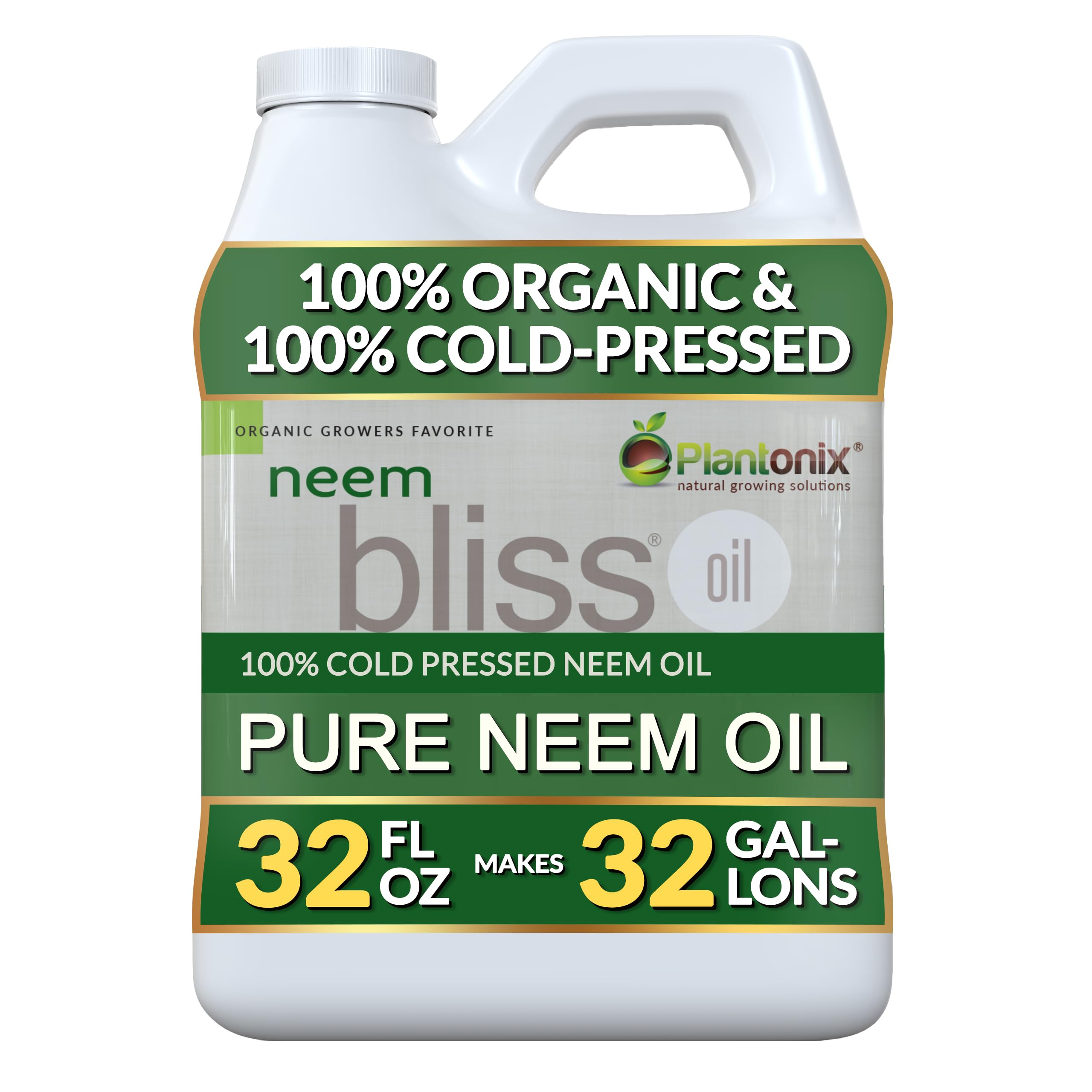 Plantonix Neem Bliss Pure Neem Oil Concentrate - Unrefined