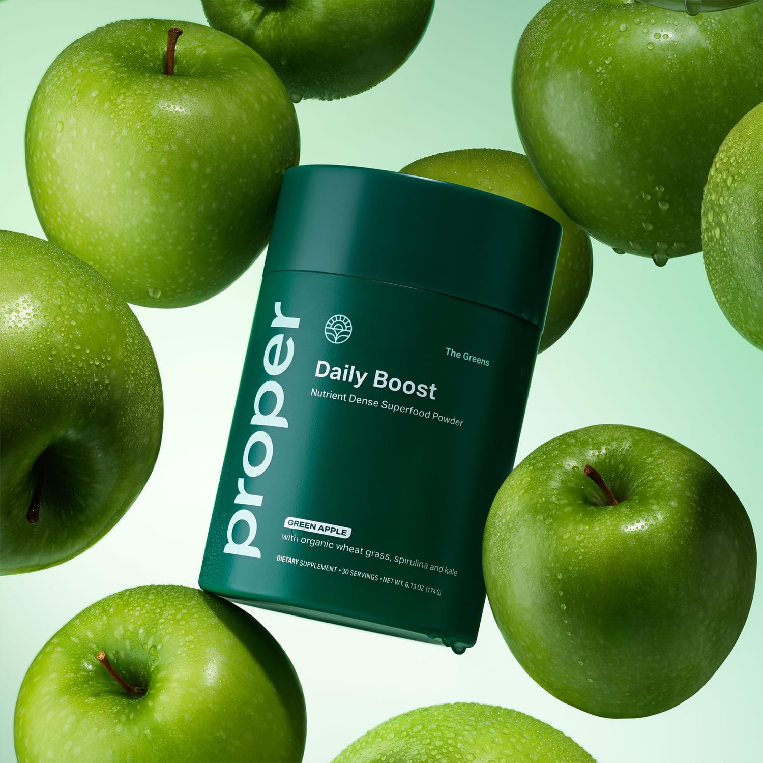 Proper The Greens Powder Apple Flavor Daily Boost


