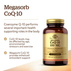 Solgar CoQ-10 Megasorb 100 mg Softgels | Enhanced Absorption

