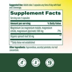 MegaFood Magnesium Glycinate Citrate Malate 300mg | Triple

