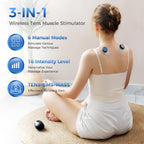KingPavonini Wireless TENS Unit Dual Channel Stimulator


