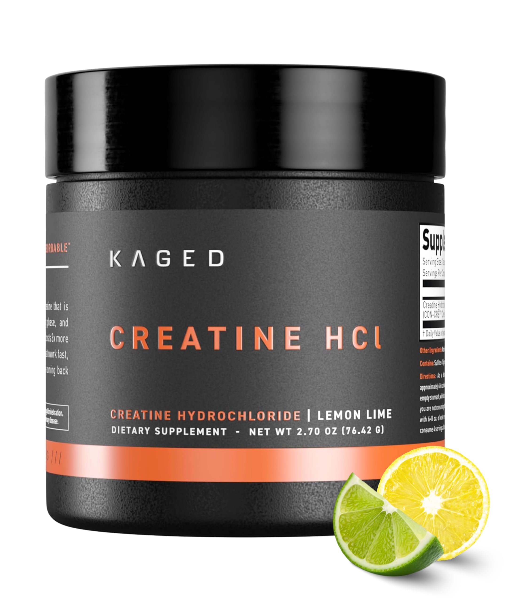 Kaged Creatine HCl Supplement | Superior Solubility


