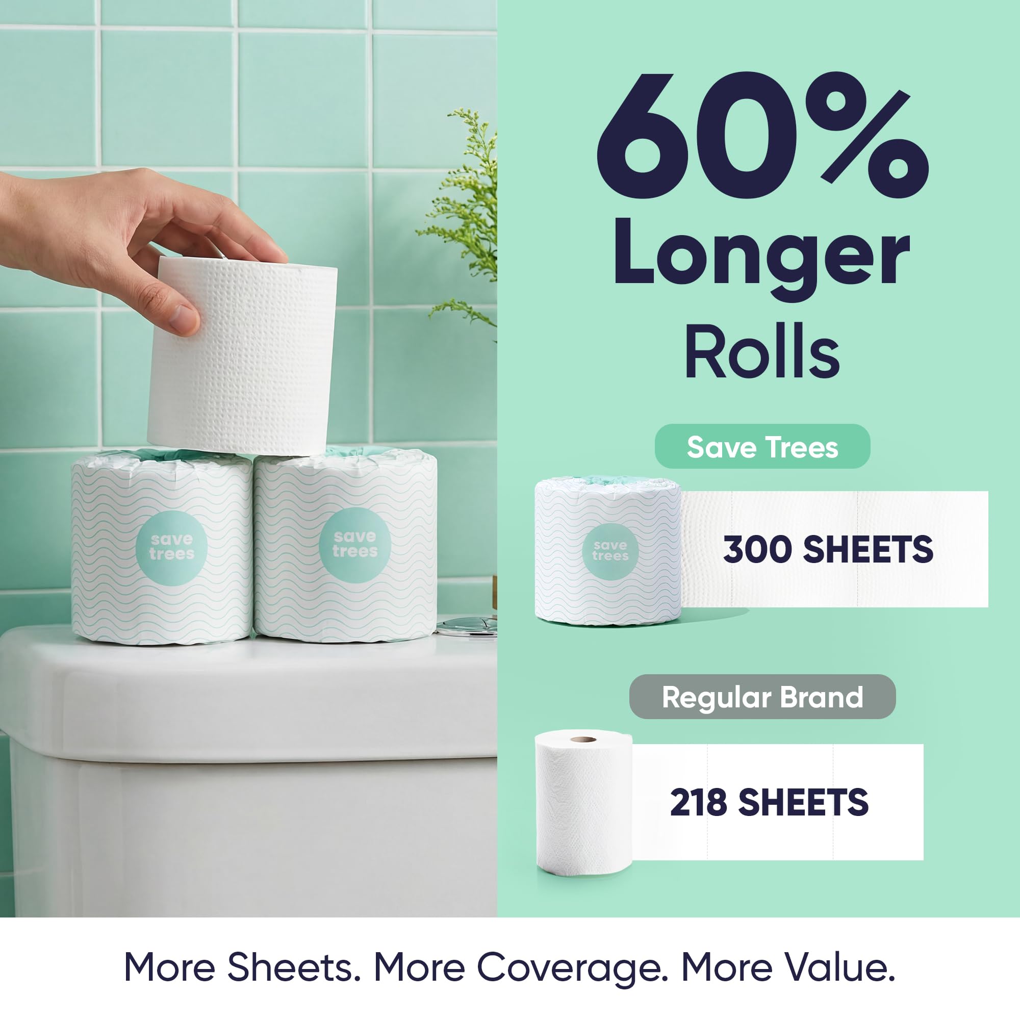 Save Trees Bamboo Toilet Paper – Eco, FSC-Certified


