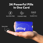 Milky Lactase Enzyme Pills for Lactose Intolerance Relief

