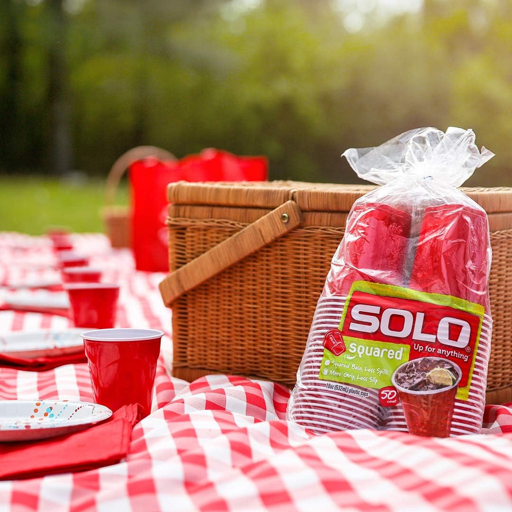 SOLO Squared Plastic Party Cups

