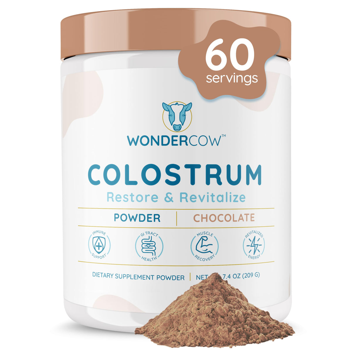 WonderCow Colostrum Powder for Gut Health and Wellness