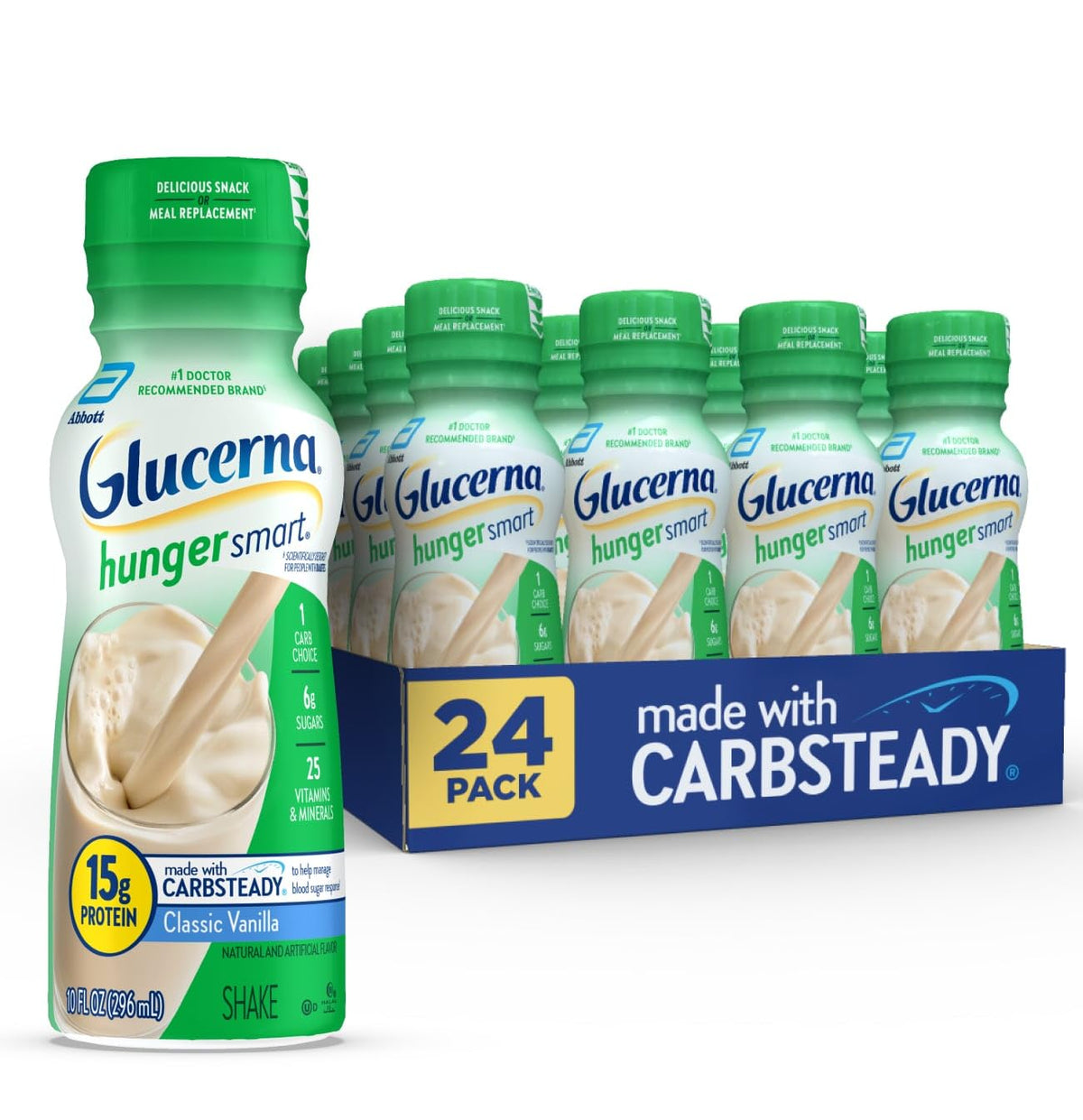 Glucerna Hunger Smart Diabetes Care Shake Ready to Drink 15g Protein