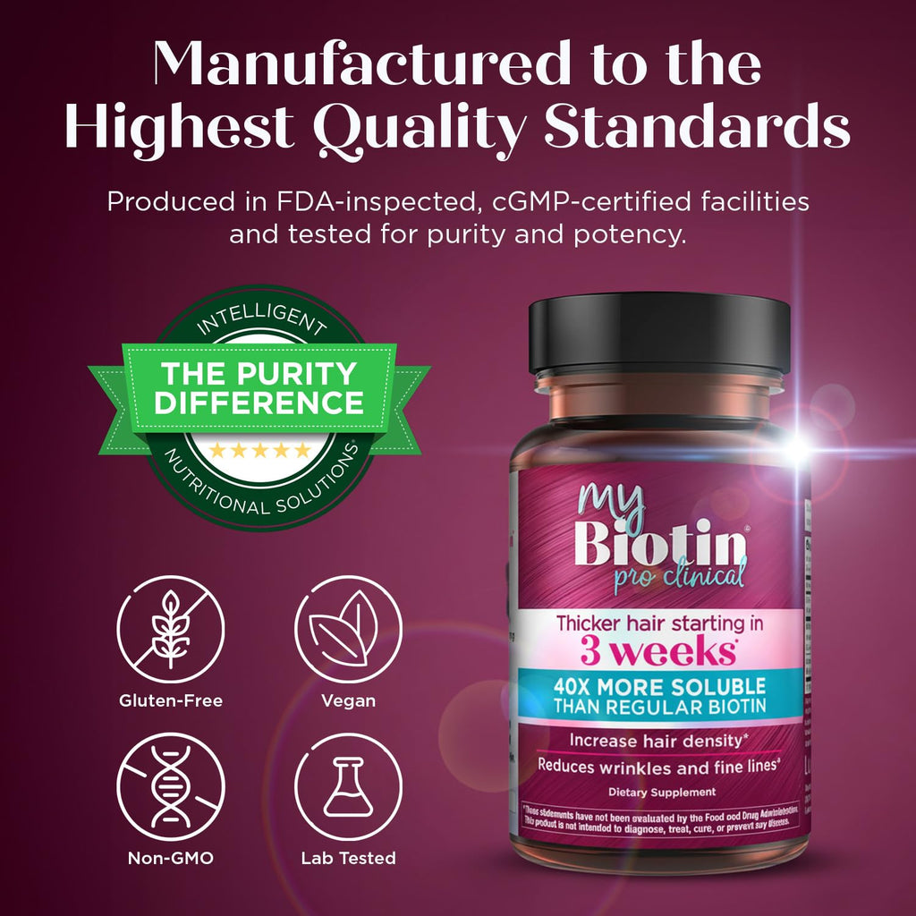 MyBiotin ProClinical MB40X Biotin with Astaxanthin for Hair

