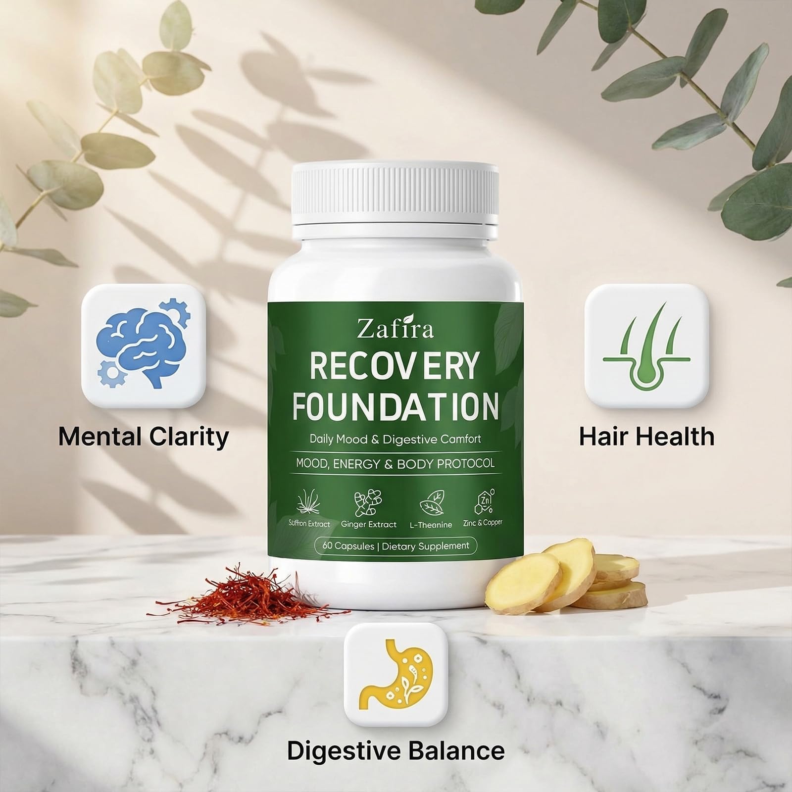 Zafira Recovery Foundation Capsules – Mental Clarity

