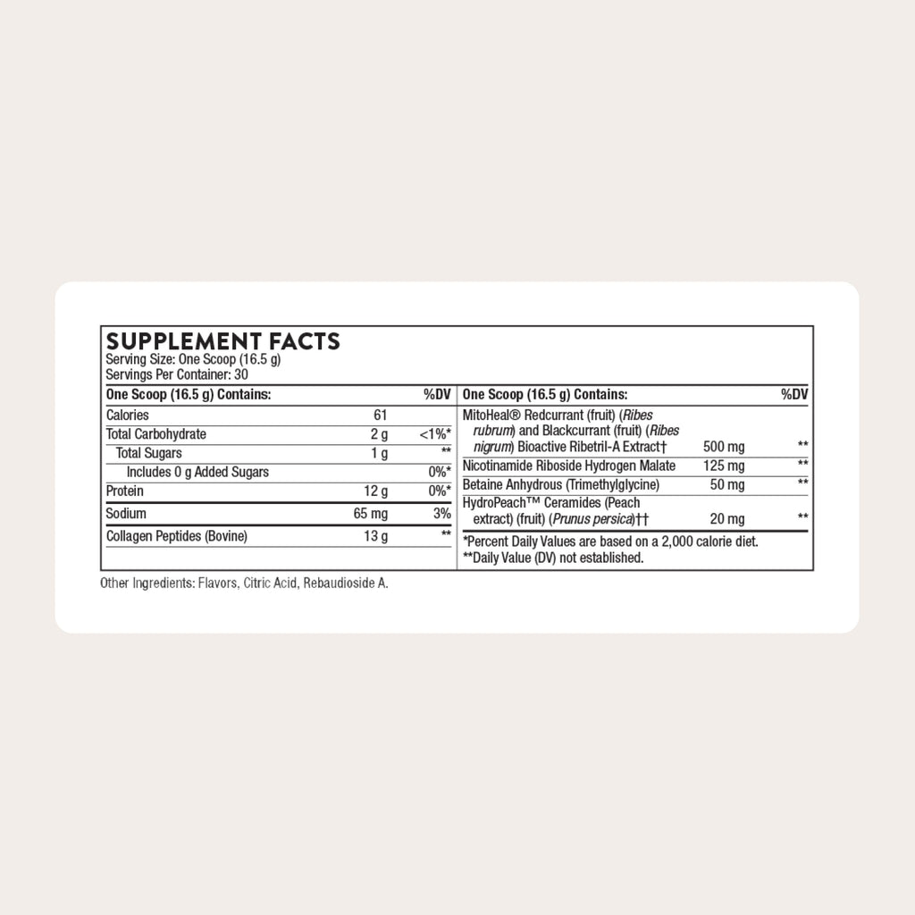 Thorne Collagen Peptides Powder for Skin Hair Nails


