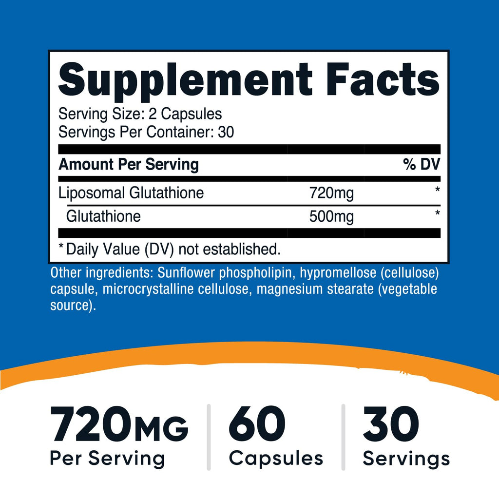 Nutricost Liposomal Glutathione Supplement

