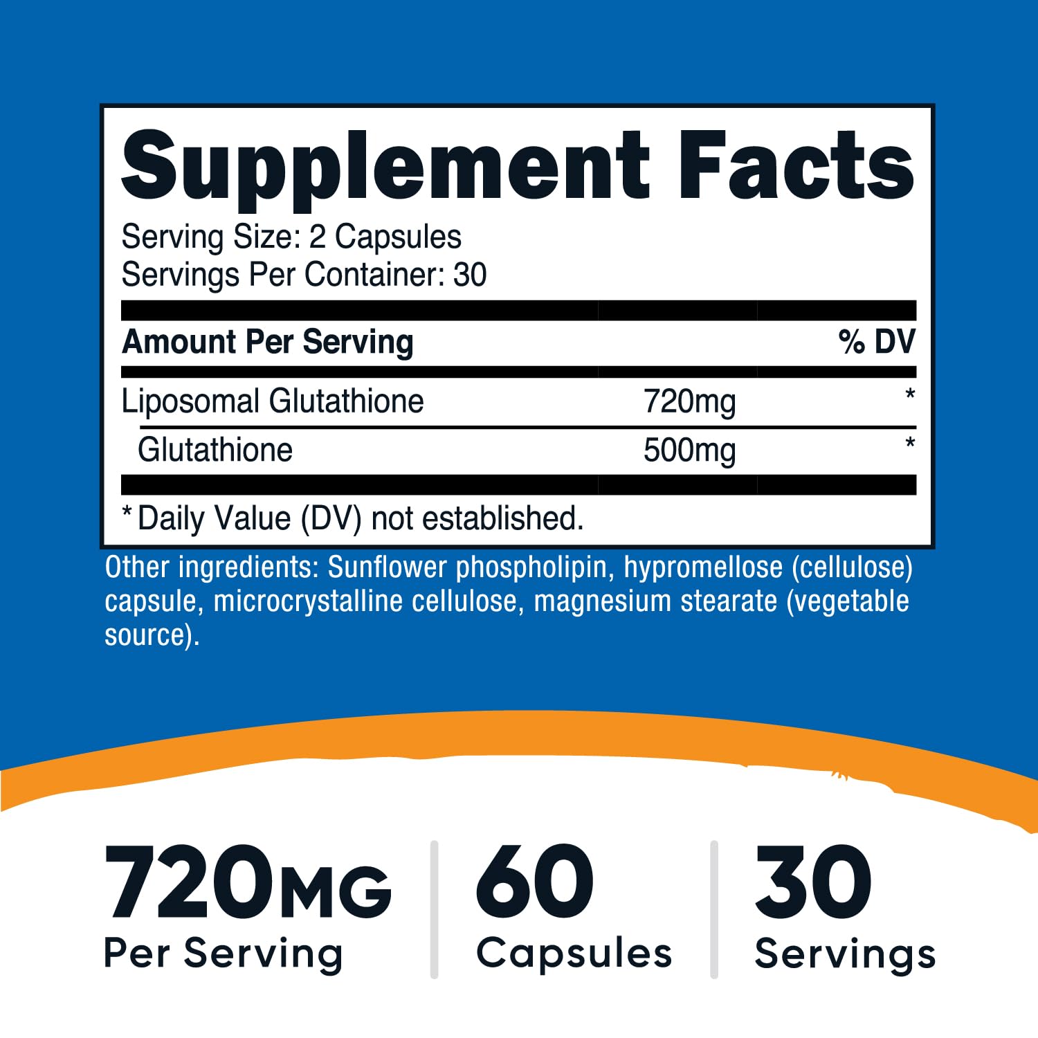 Nutricost Liposomal Glutathione Supplement

