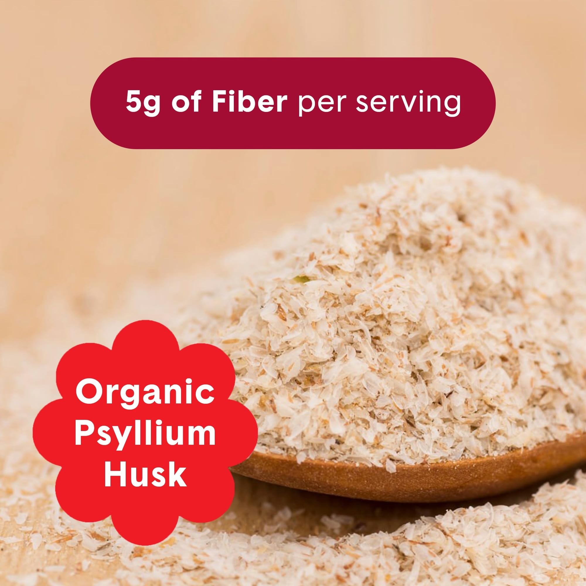 Bellway Organic Psyllium Fiber Powder - Prebiotic Sugar Free

