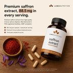 Luma Nutrition Saffron Extract Capsules | Mood & Eye Support

