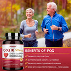 ZEBORA CoQ10 Softgels with PQQ BioPerine - Heart Support

