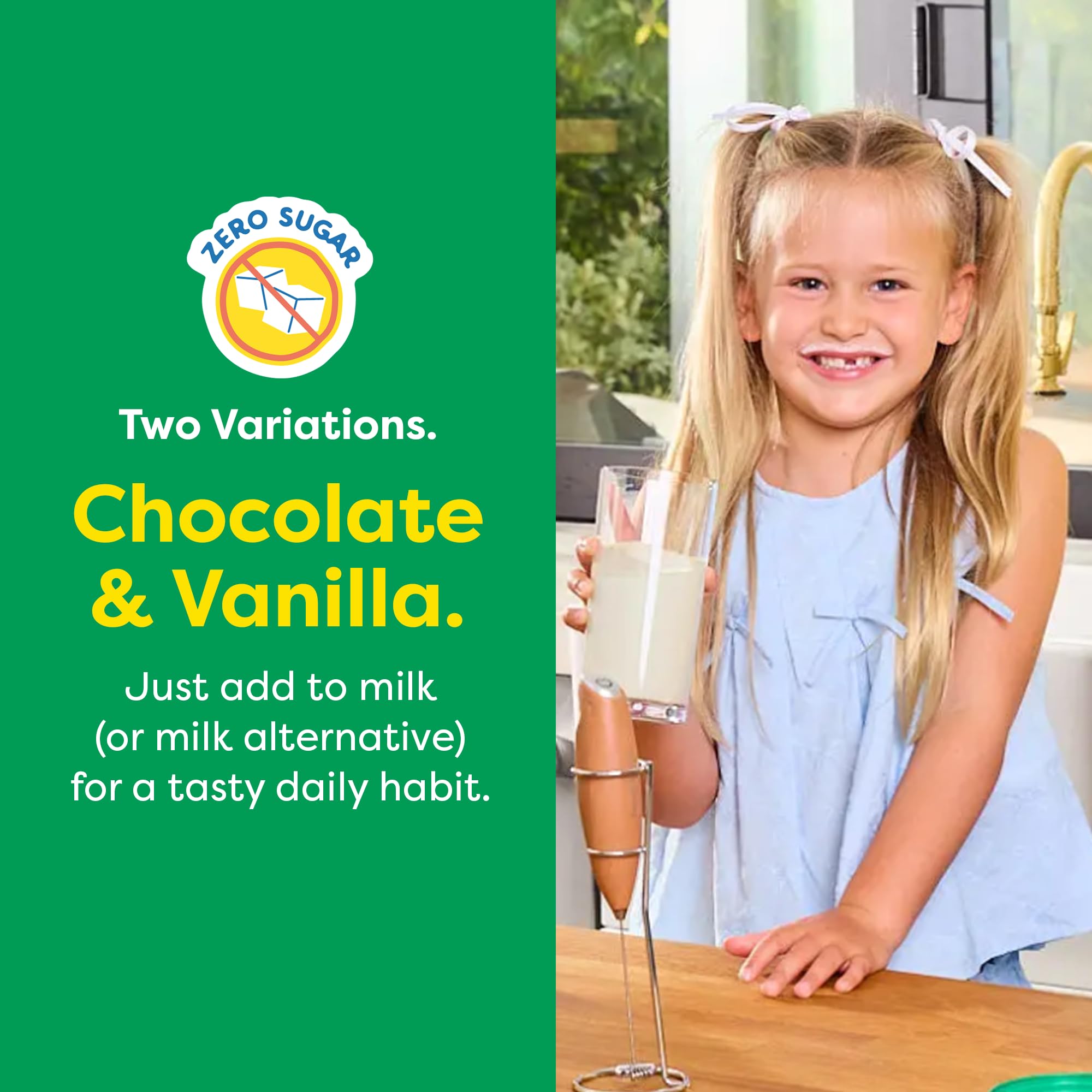 HIYA Kids Greens Powder Sticks | 55 Whole-Food Ingredients

