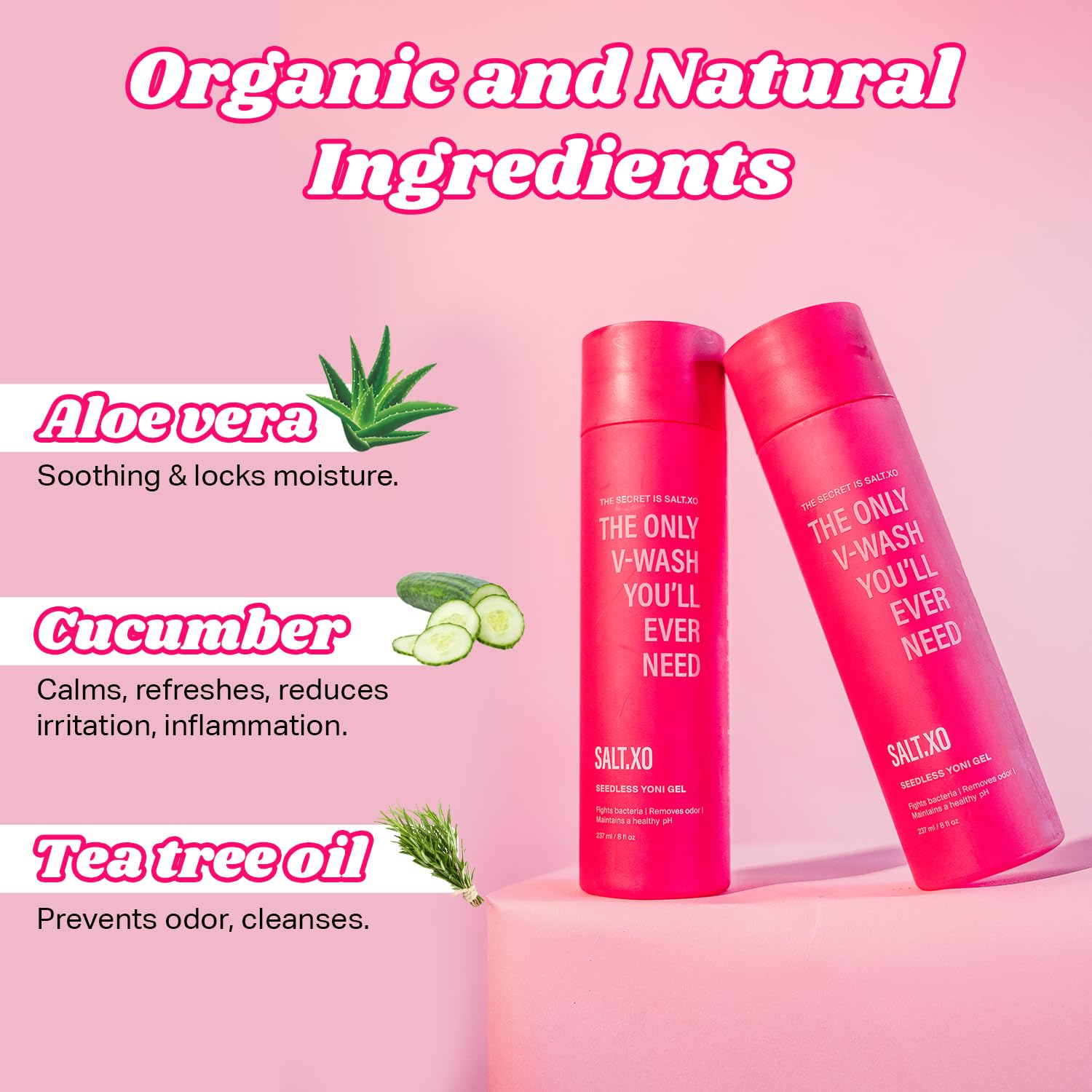 salt.xo Seedless Yoni Gel Wash - Feminine Hygiene


