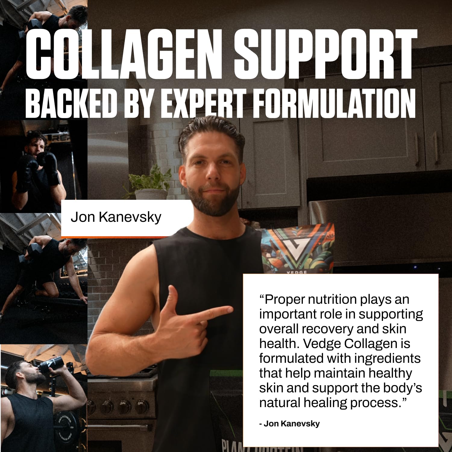 VEDGE Vegan Collagen Powder - Plant-Based Supplement

