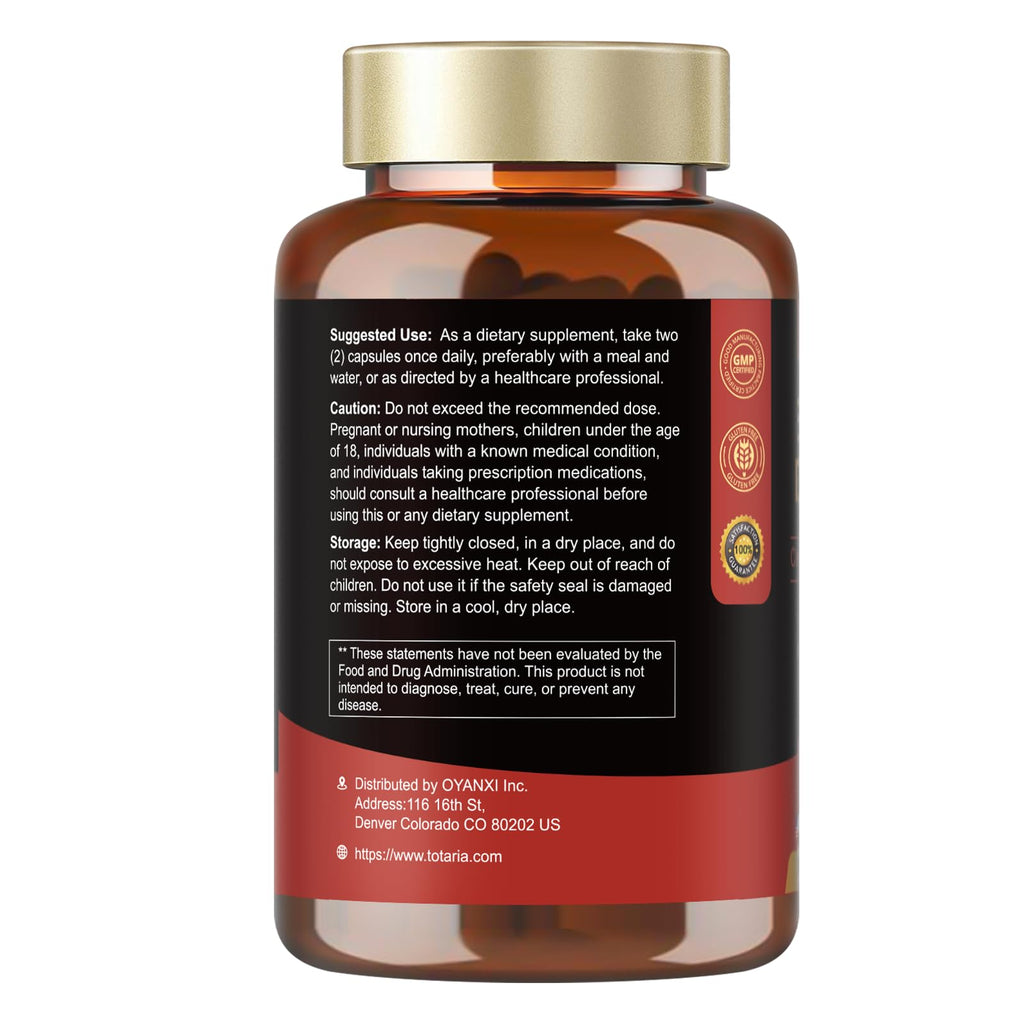 Totaria Red Yeast Rice with CoQ10 & Bergamot - Heart Health

