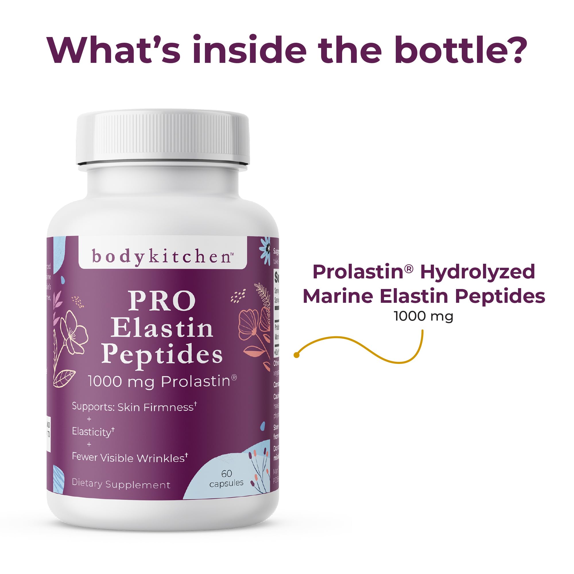 Body Kitchen Pro Elastin Peptides 1000mg - Skin Support

