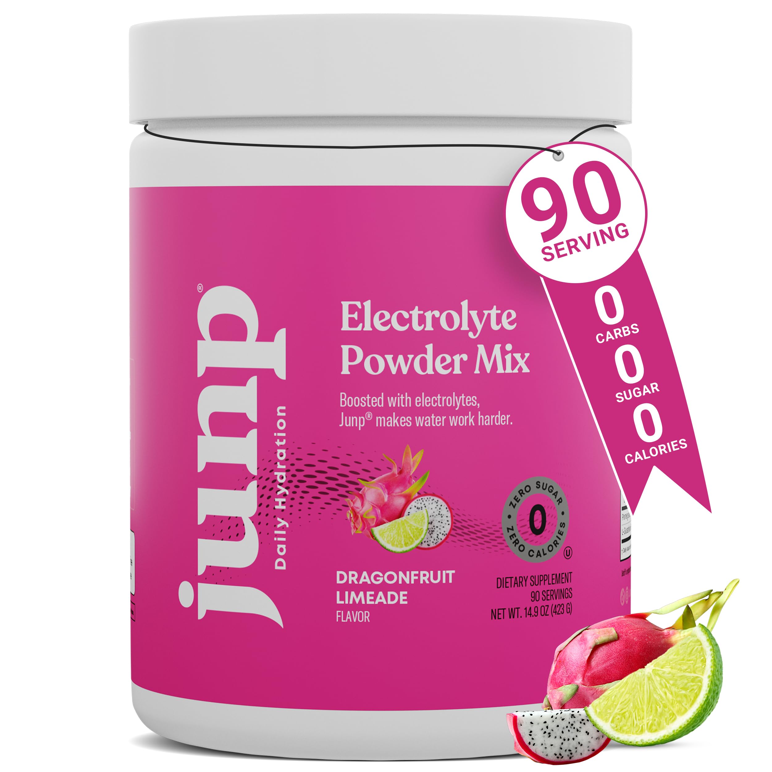 JUNP Electrolyte Powder No Sugar No Carbs - Keto Hydration