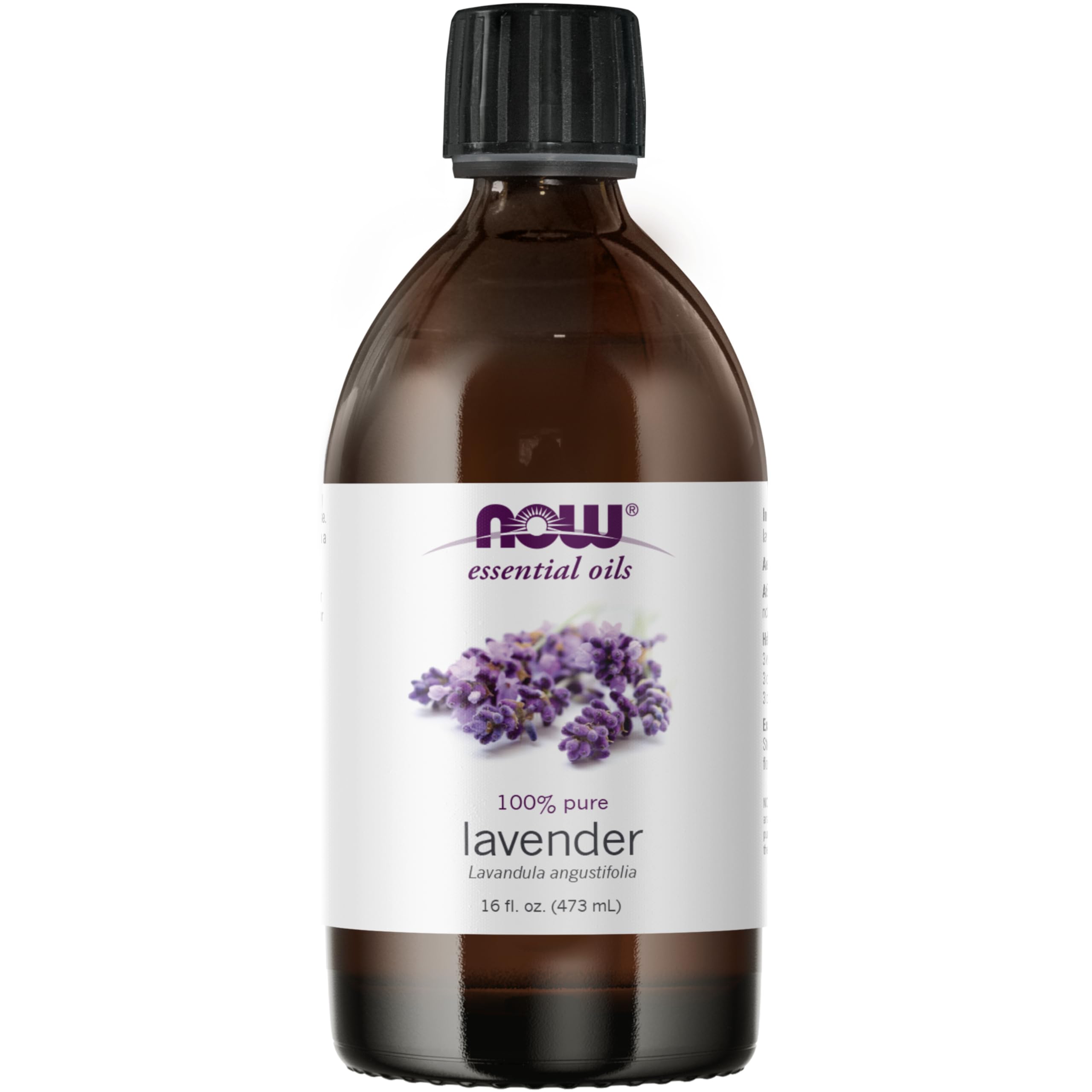 NOW Lavender Essential Oil Steam Distilled 100% Pure Aromatherapy