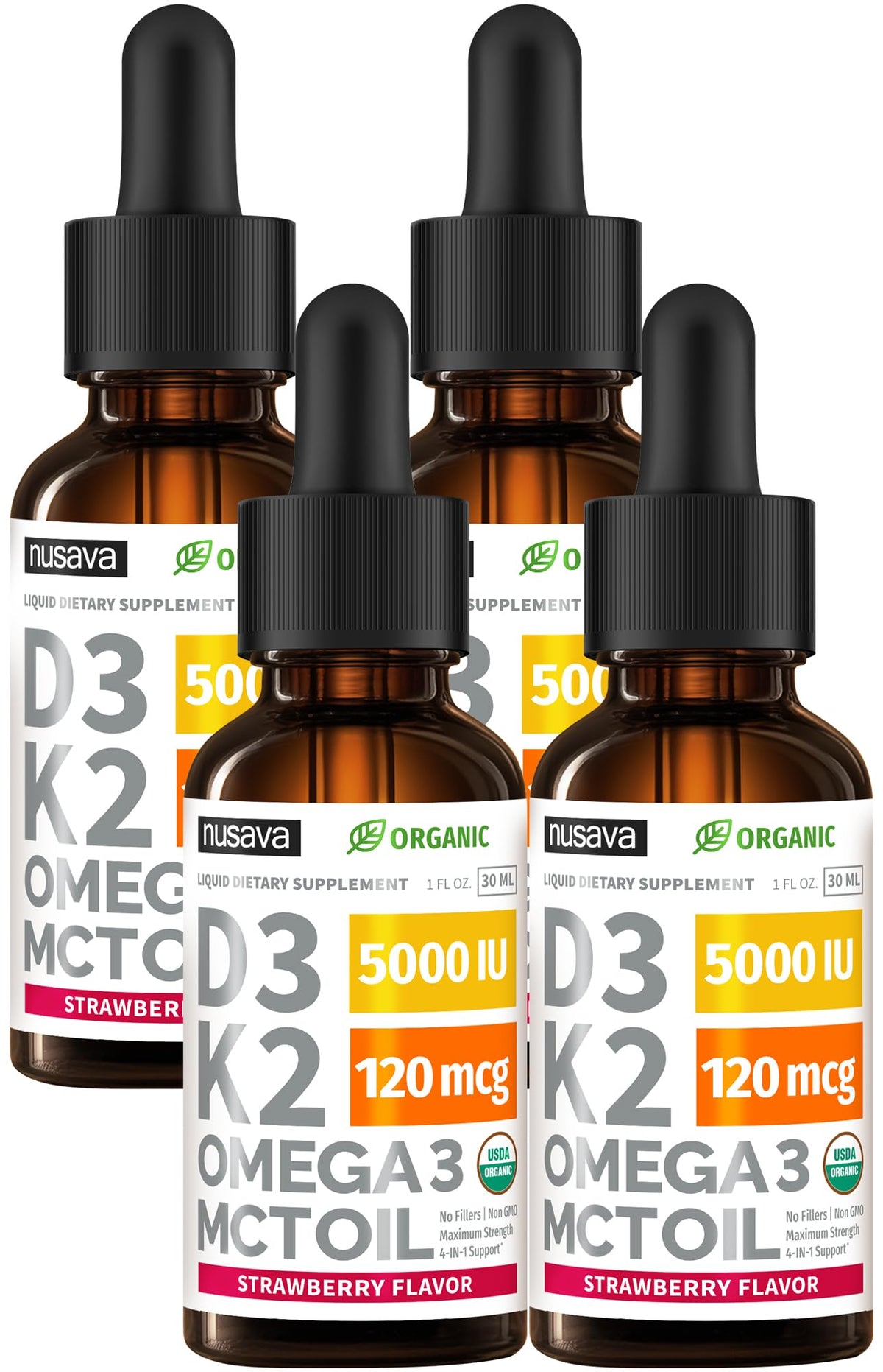 Vitamin D3 K2 Liquid Drops with Omega-3
