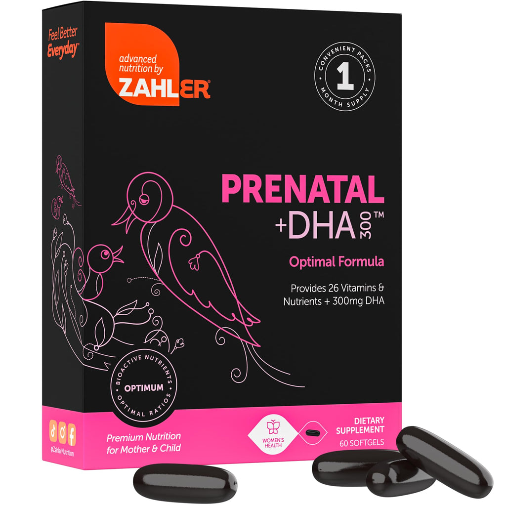 Zahler Prenatal +DHA 300 Prenatal Vitamin

