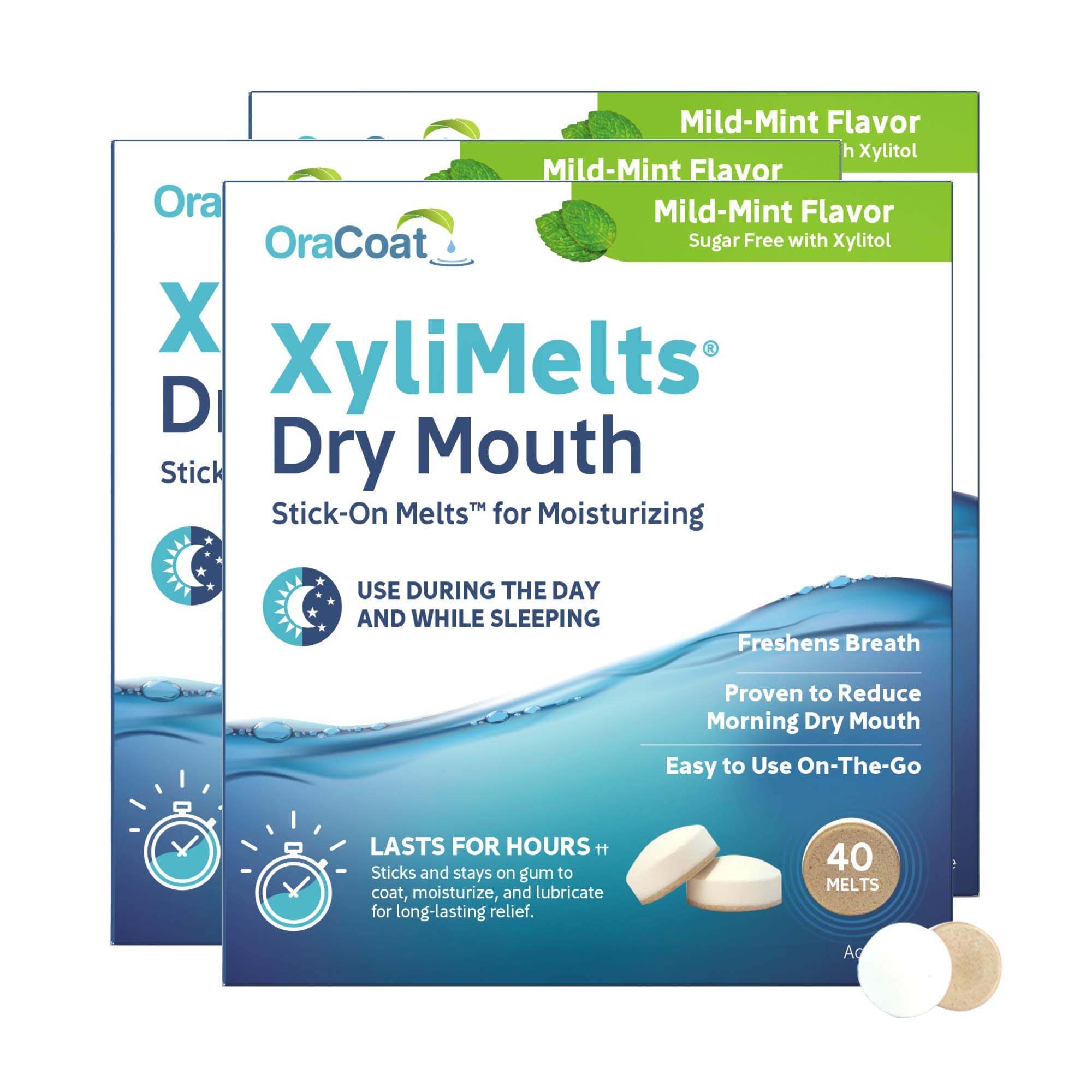 Oracoat XyliMelts Dry Mouth Discs with Xylitol

