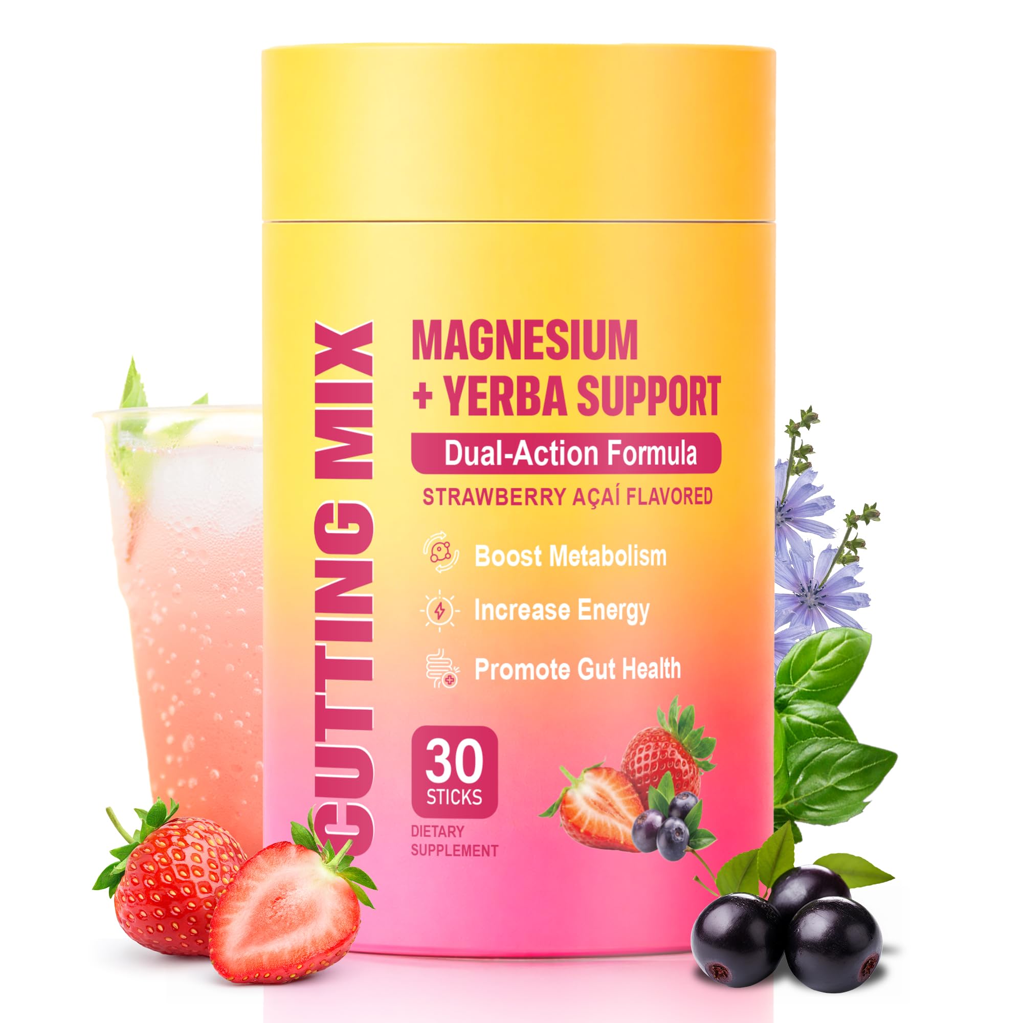 Cutting Drink Mix for Energy & Gut Health | Daily Wellness

