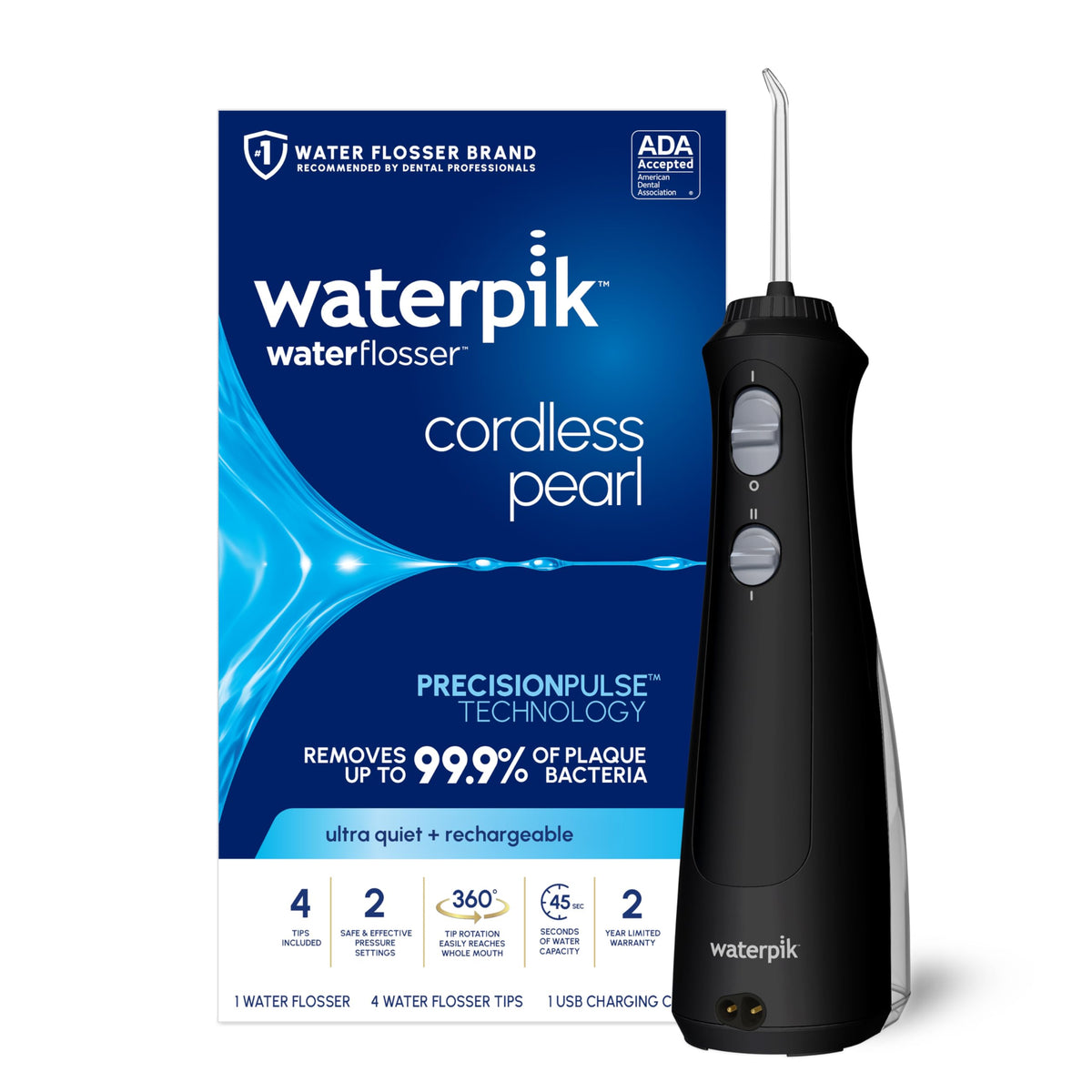 Waterpik Cordless Water Flosser - Rechargeable, Portable