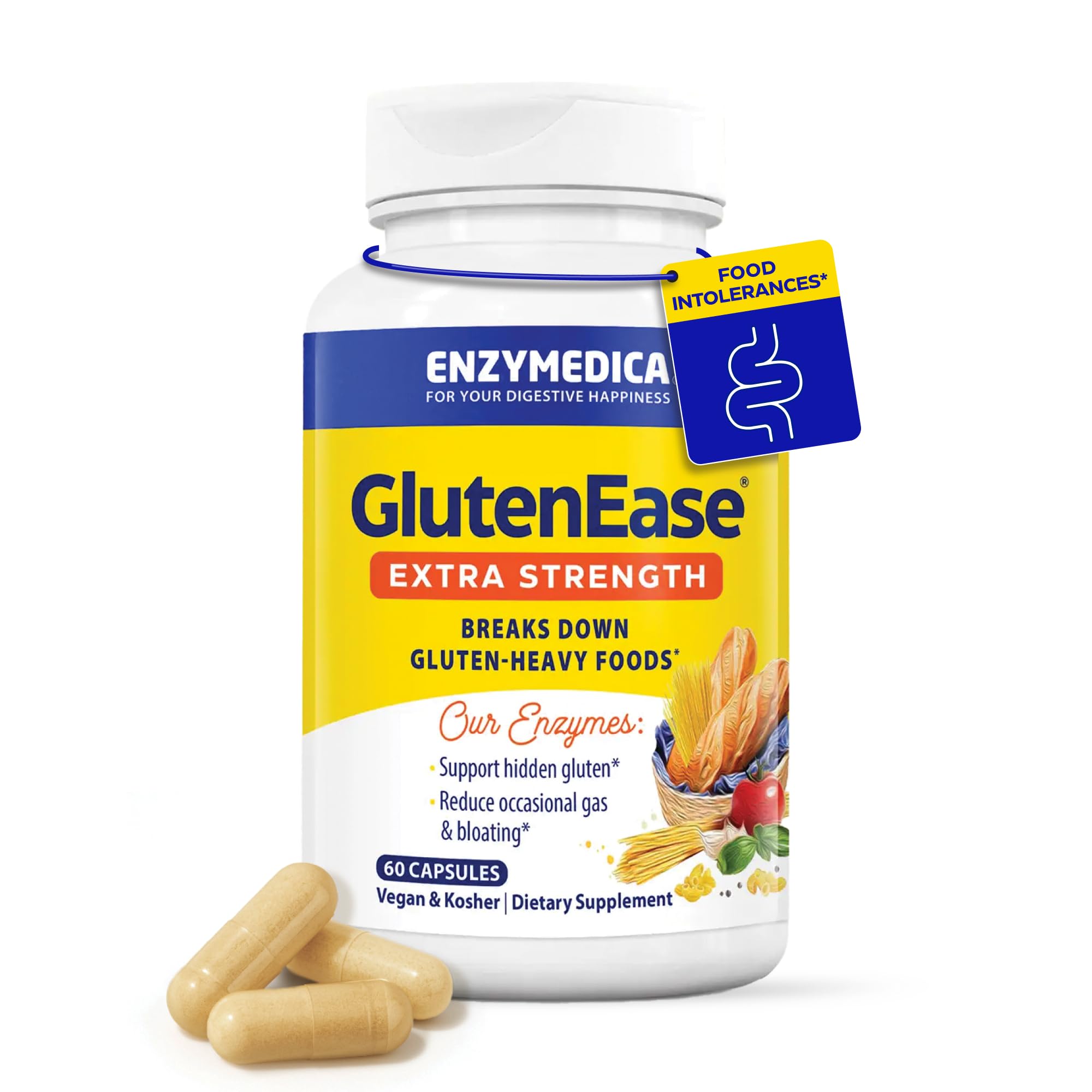 Enzymedica GlutenEase Extra Strength Digestive Enzymes

