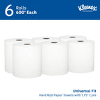 Kleenex Universal Hard Roll Paper Towels - Premium Absorbency Pockets

