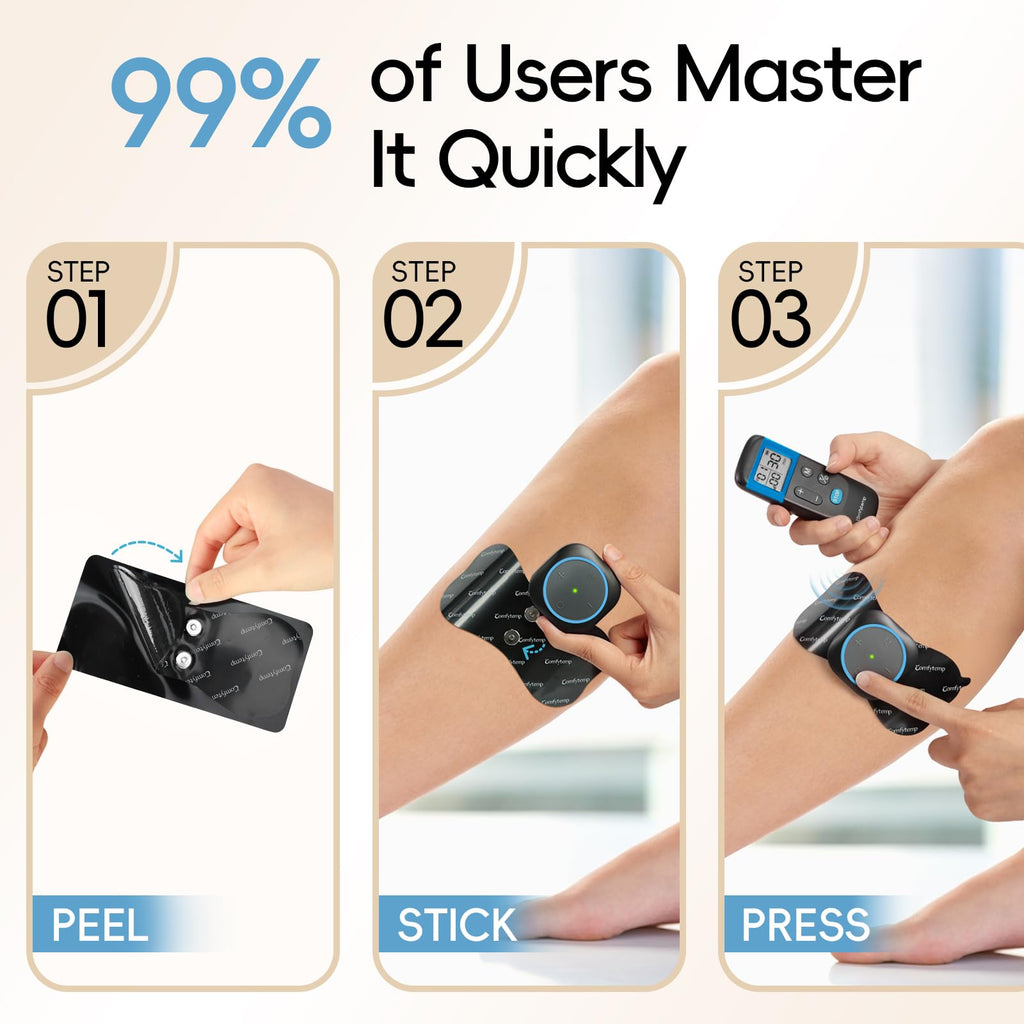 Comfytemp Wireless TENS EMS Muscle Stimulator - Pain Relief

