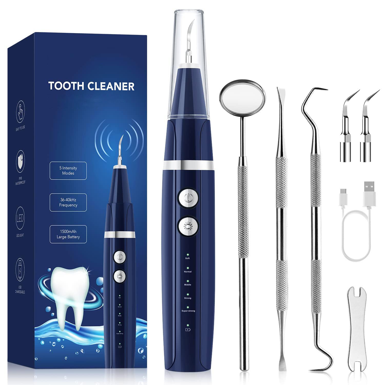 Plaque Remover for Teeth - Tartar Cleaning Kit


