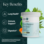 resB Lung Support Probiotic Supplement for Lung Health


