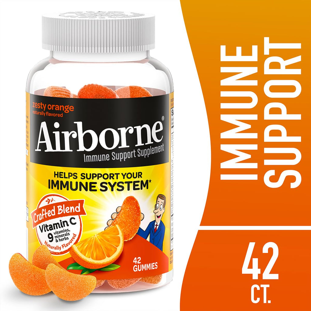 Airborne Vitamin C Gummies for Adults – Immune Support

