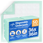 Medline Disposable Underpad – Waterproof Bed Pad

