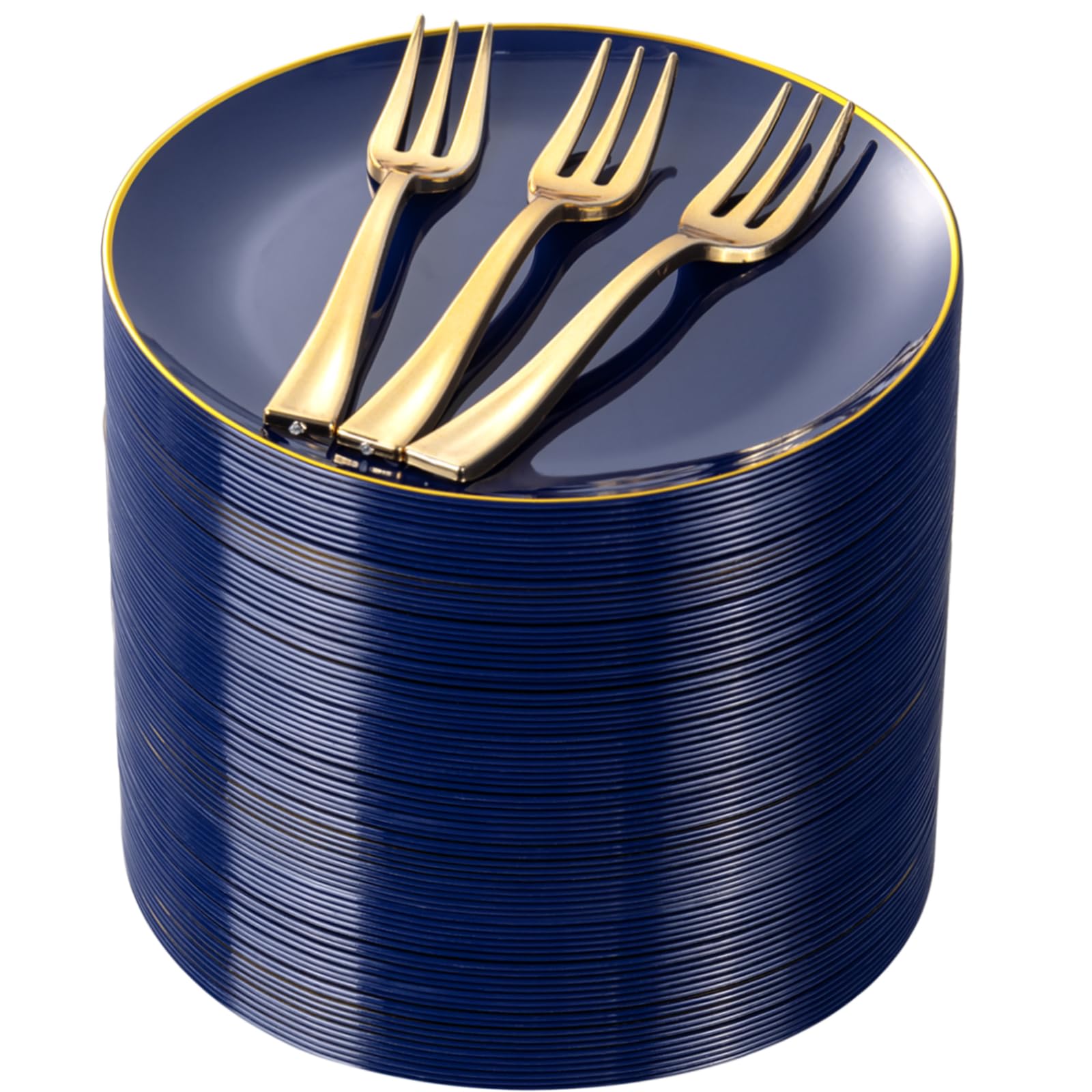 Festiva 200-Piece Disposable Dessert Plates with 5in Forks