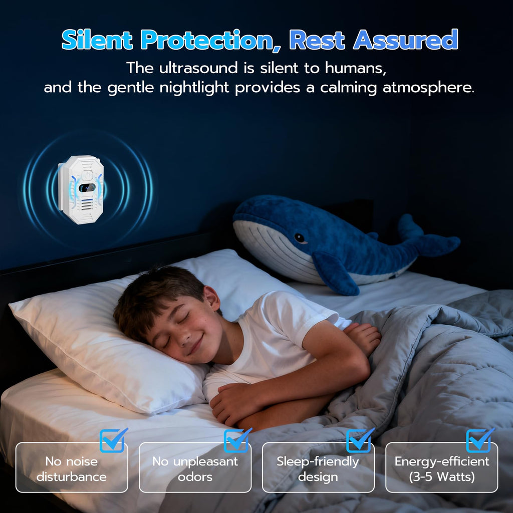 2026 Upgrade Ultrasonic Pest Repeller - Plug-in Deterrent

