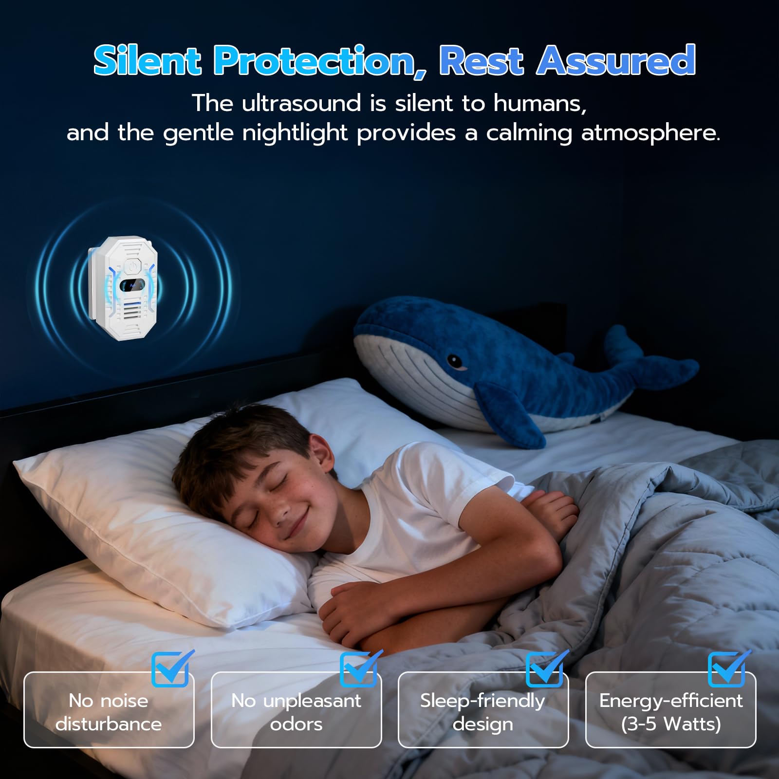 2026 Upgrade Ultrasonic Pest Repeller - Plug-in Deterrent

