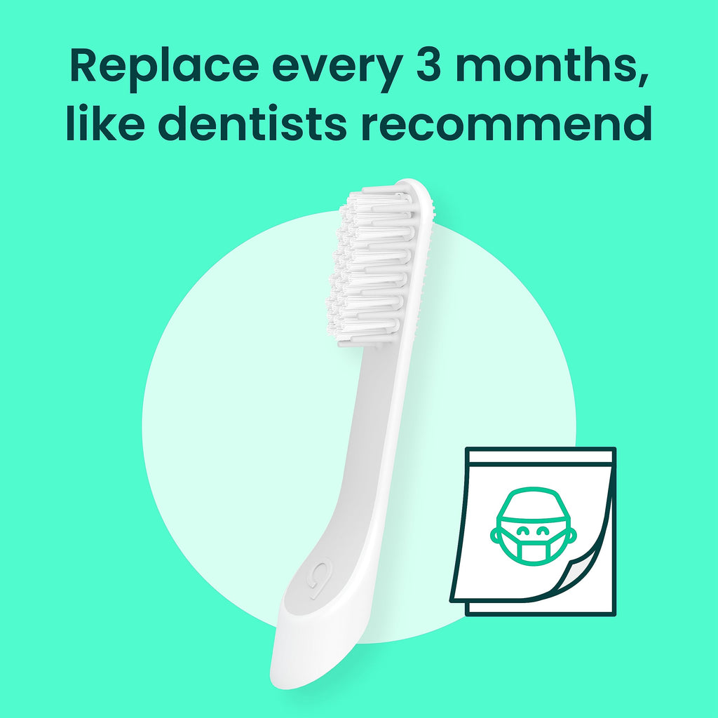 quip Sonic Toothbrush Replacement Heads - Soft Bristles


