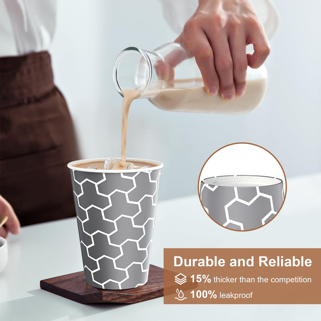 Huifany Paper Coffee Cups – Insulated Disposable Cups

