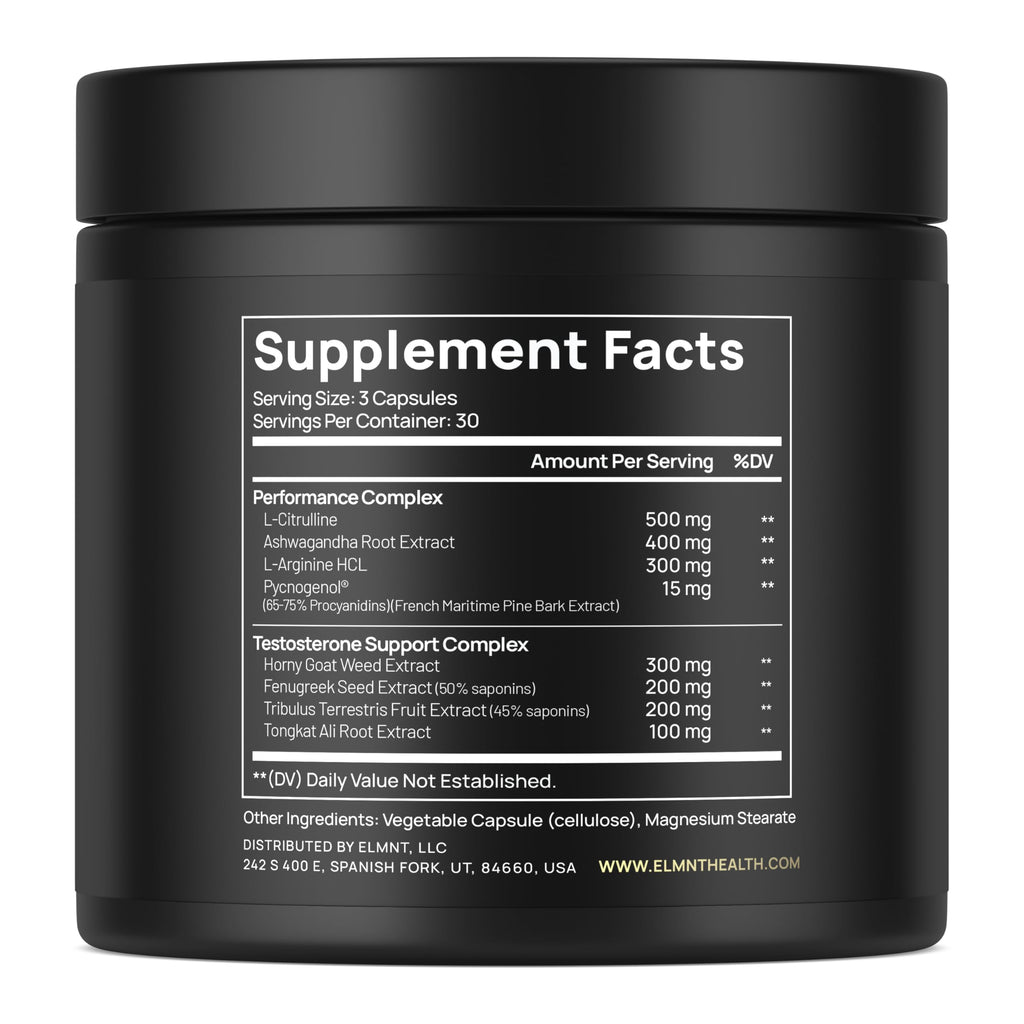 Testosterone Booster for Men | TERRA ELMNT

