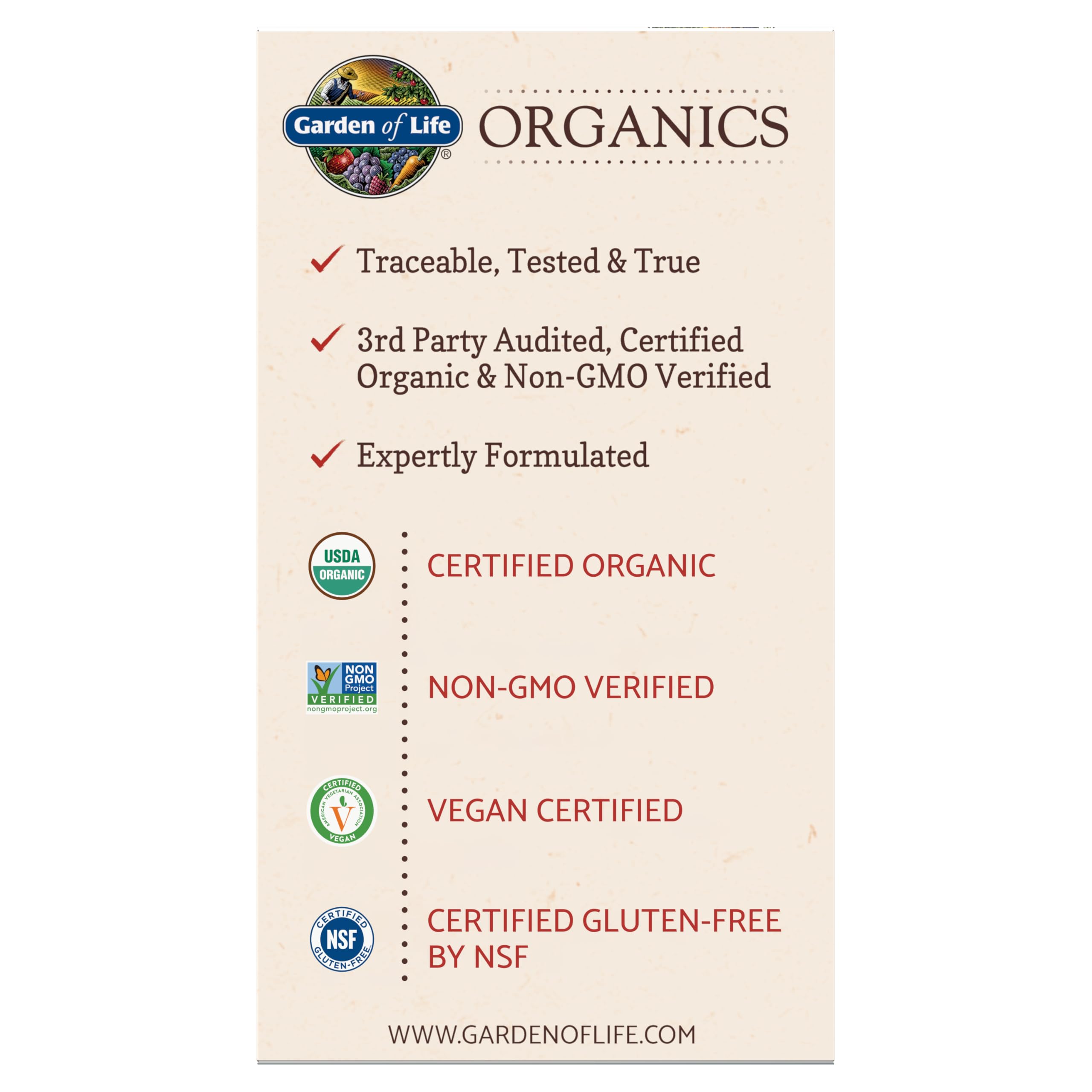 Garden of Life Organic Ashwagandha with Probiotics & Ginger

