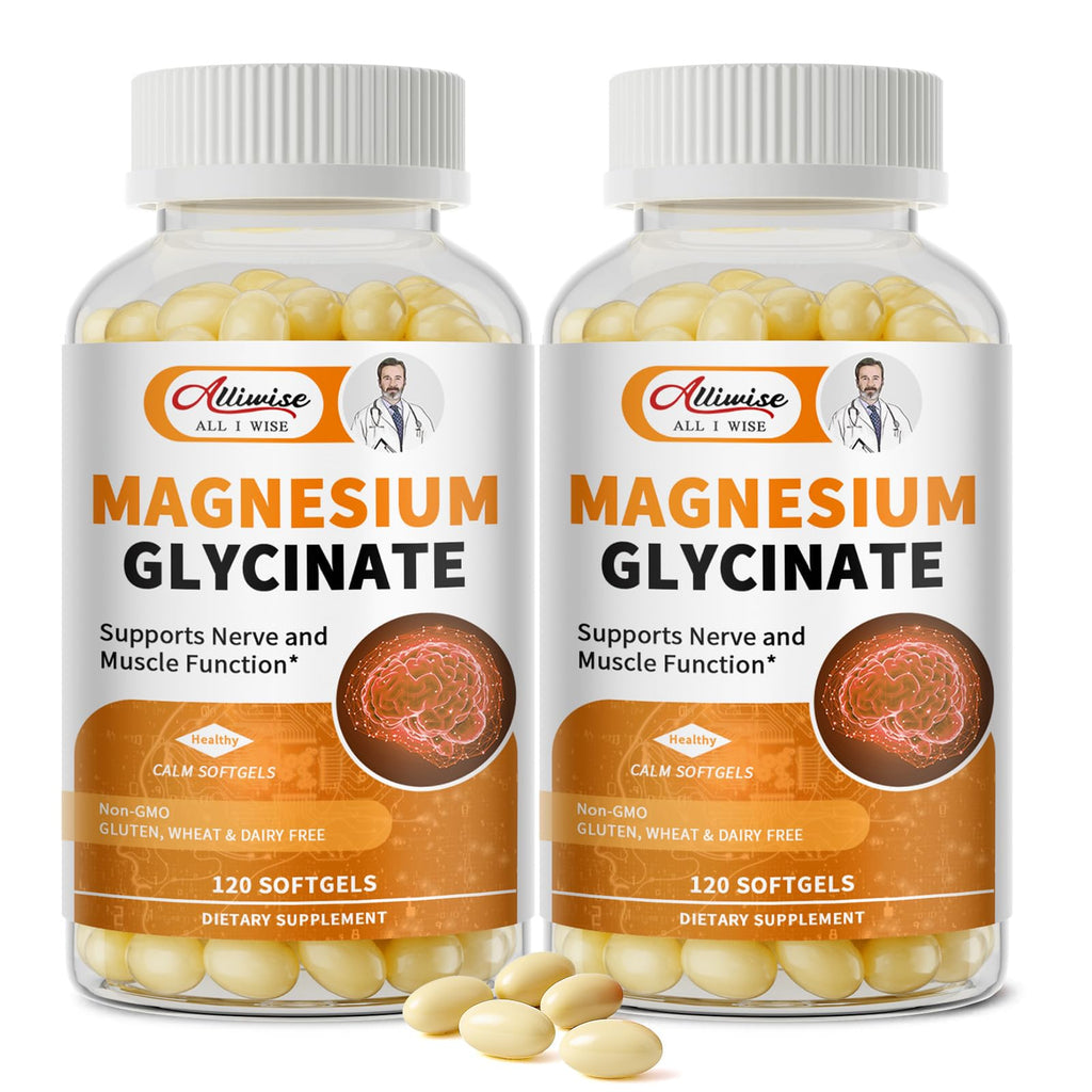 Magnesium Glycinate Softgels with Vitamin D3 & B6