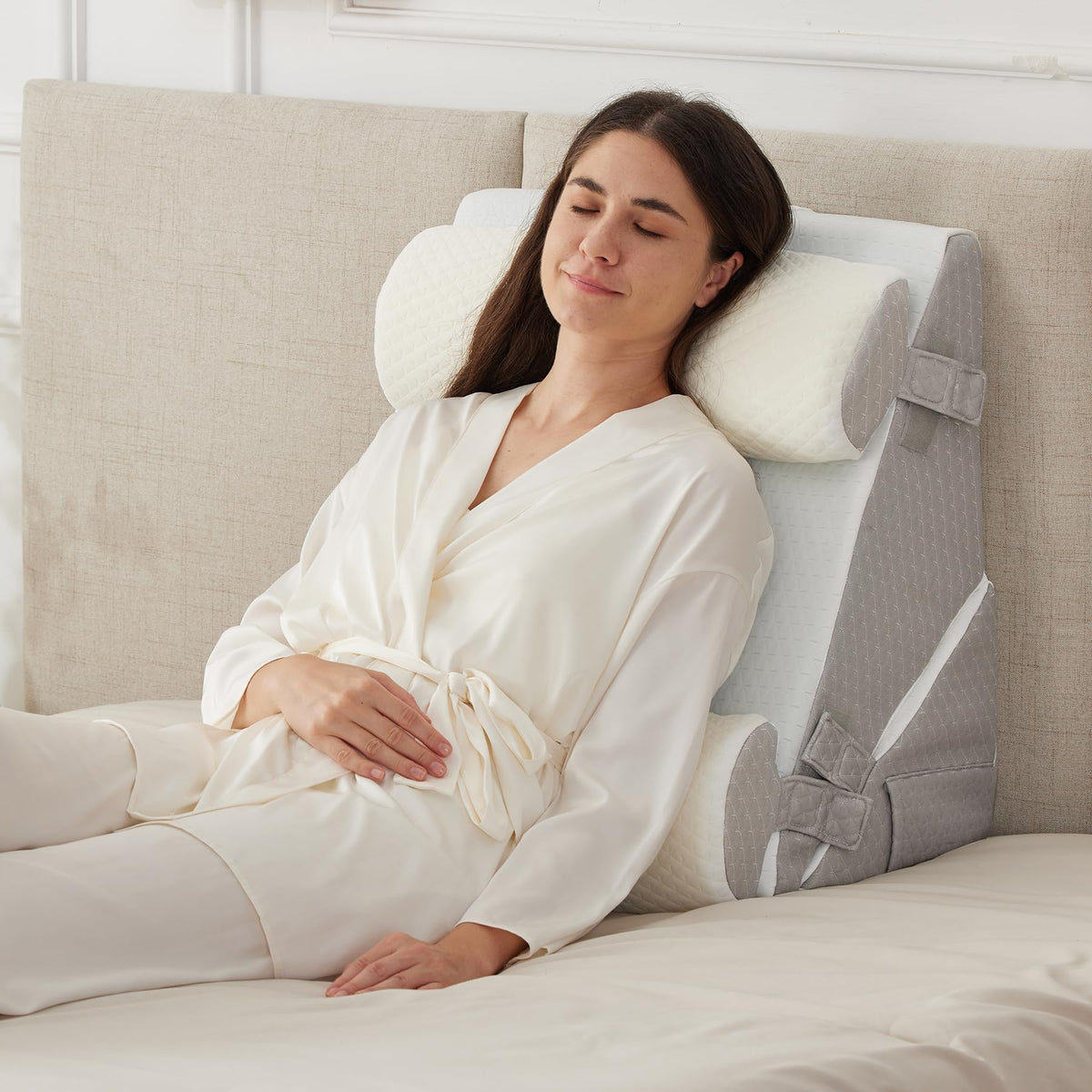 Ruqmuis 3-Piece Wedge Pillow Set for After Surgery