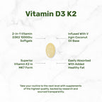 Deal Supplement Vitamin D3 K2 MK7 Softgels

