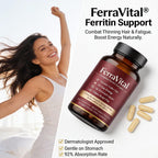 FerraVital Iron Supplement for Women Ferritin Support


